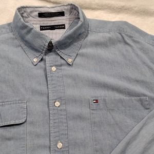 Xxl Tommy Hilfiger long sleeve button down shirt